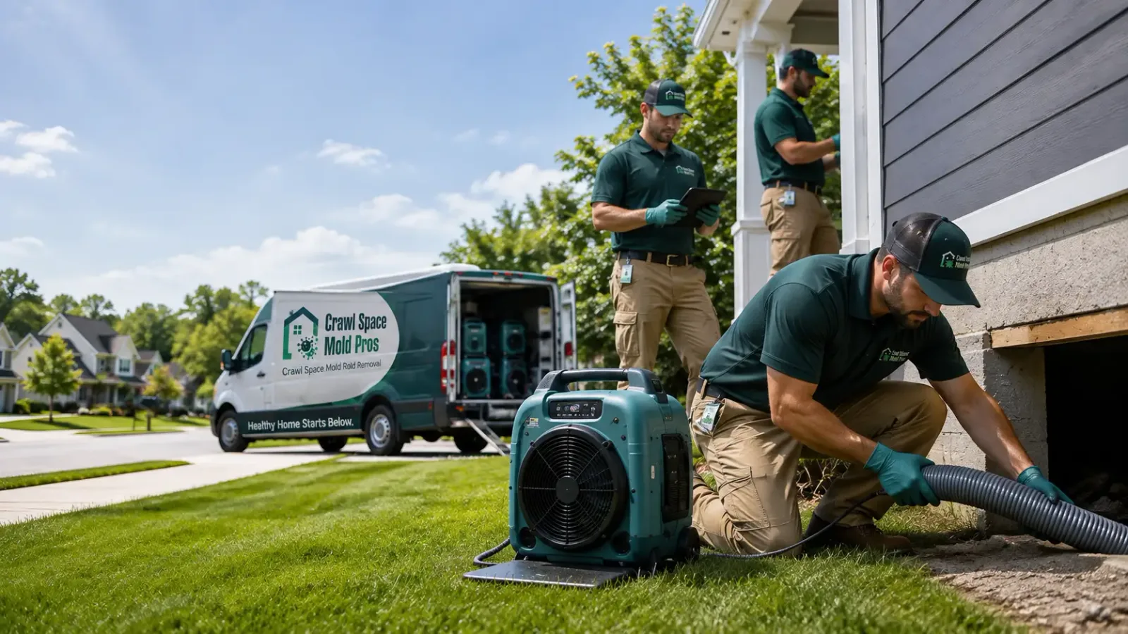 Crawl Space Mold Removal in Yelm, WA